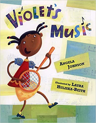 Book cover for Violet's Music as an example of children's books about music