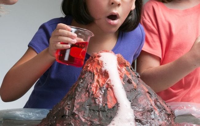 volcano experiment pressure