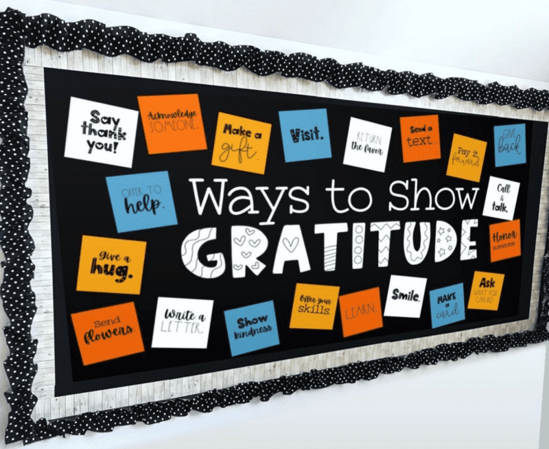 Thanksgiving Bulletin Boards Door Decorations To Showcase Gratitude