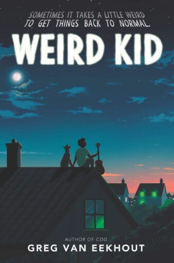 Kitap kapağı: Percy Jackso gibi kitaplara bir örnek olarak Greg van Eekhout'tan Weird Kid