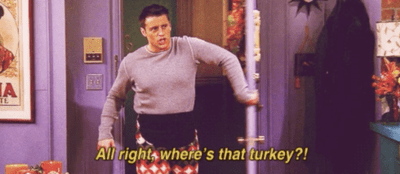 Where's that turkey from Friends