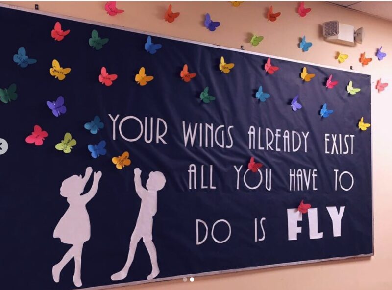 Your Wings Already Exist - All You Have to Do is Fly - Spring Bulletin Boards