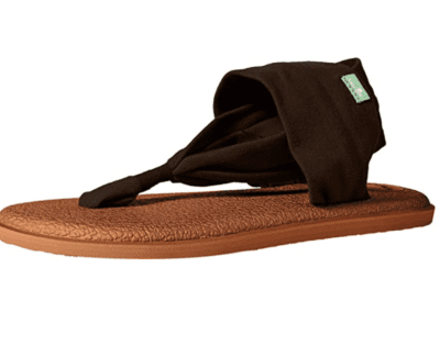 Women's Sanuk sandals in black