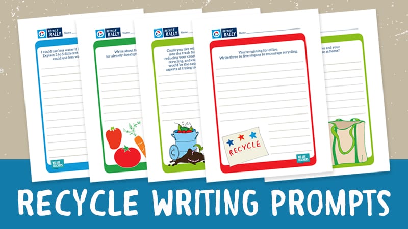 Recycling Writing Prompts